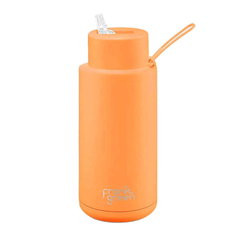 frank green 34oz Ceramic Reusable Bottle with Straw image number 0